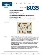 TGA8035---SCC datasheet pdf TriQuint Semiconductor