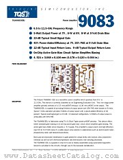 TGA9083-EEU datasheet pdf TriQuint Semiconductor