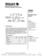 TQ5M31 datasheet pdf TriQuint Semiconductor