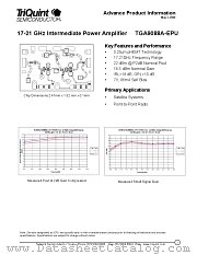 TGA9088A-EPU datasheet pdf TriQuint Semiconductor