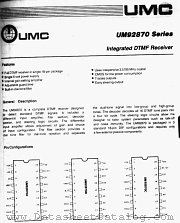 UM92870 datasheet pdf UMC