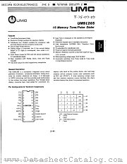 UM91265 datasheet pdf UMC