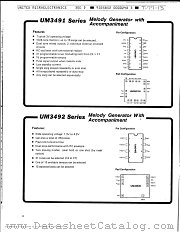 UM3491-SERIES datasheet pdf UMC