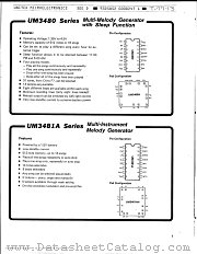 UM3480-SERIES datasheet pdf UMC