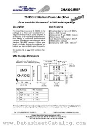 CHA3092RBF datasheet pdf United Monolithic Semiconductors