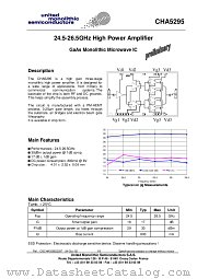 CHA5295 datasheet pdf United Monolithic Semiconductors