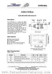 CHR0100ASJF/24 datasheet pdf United Monolithic Semiconductors