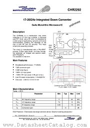 CHR2292-99F/00 datasheet pdf United Monolithic Semiconductors