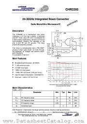 CHR2295 datasheet pdf United Monolithic Semiconductors