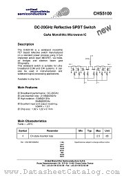 CHS5100 datasheet pdf United Monolithic Semiconductors