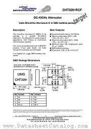 CHT3091RCF datasheet pdf United Monolithic Semiconductors