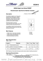 EC2612-99F/00 datasheet pdf United Monolithic Semiconductors