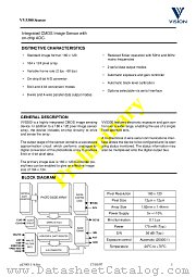 VV5300 datasheet pdf VLSI Vision Limited
