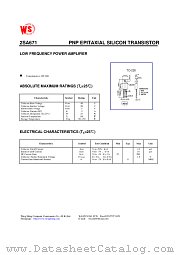 2SA671 datasheet pdf Wing Shing Computer Components