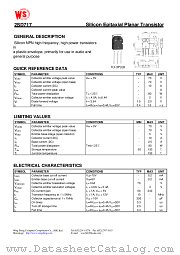 2SD717 datasheet pdf Wing Shing Computer Components