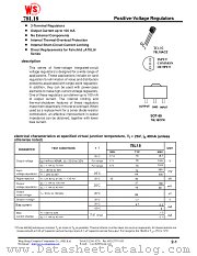 78L18 datasheet pdf Wing Shing Computer Components