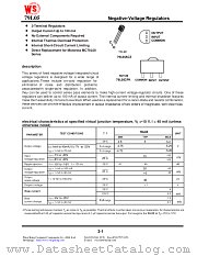 79L05 datasheet pdf Wing Shing Computer Components