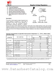 79L12 datasheet pdf Wing Shing Computer Components