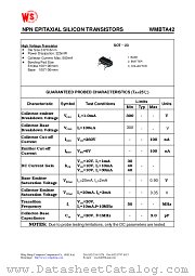WMBTA42 datasheet pdf Wing Shing Computer Components