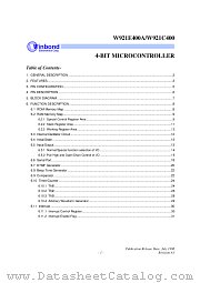 W921E400A datasheet pdf Winbond Electronics