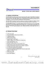W83194BR-97 datasheet pdf Winbond Electronics
