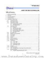 W742C813 datasheet pdf Winbond Electronics