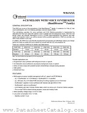 W561S60 datasheet pdf Winbond Electronics