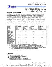 W536120T datasheet pdf Winbond Electronics