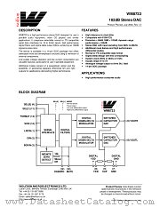 WM8733 datasheet pdf Wolfson