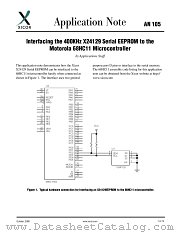 AN105 datasheet pdf Xicor