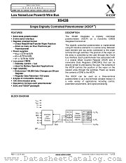 X9428 datasheet pdf Xicor