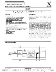 X9279 datasheet pdf Xicor