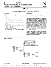 X9221A datasheet pdf Xicor