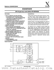 X5648 datasheet pdf Xicor