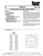 X28HT010 datasheet pdf Xicor