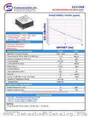 CLV1540E datasheet pdf Z communications