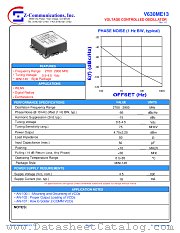 V630ME13 datasheet pdf Z communications