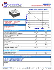 V560MC10 datasheet pdf Z communications