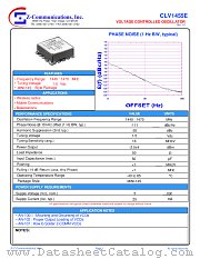 CLV1455E datasheet pdf Z communications