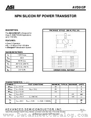 AVD015P datasheet pdf Advanced Semiconductor