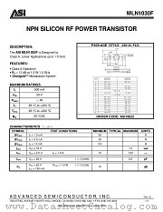 MLN1030F datasheet pdf Advanced Semiconductor