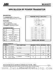 MLN1037F datasheet pdf Advanced Semiconductor