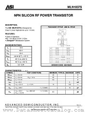 MLN1037S datasheet pdf Advanced Semiconductor