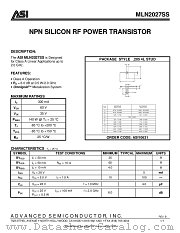 MLN2027SS datasheet pdf Advanced Semiconductor
