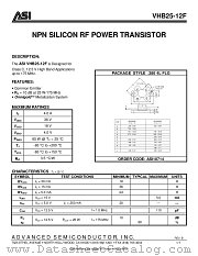 VHB25-12F datasheet pdf Advanced Semiconductor