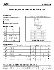 VLB40-12S datasheet pdf Advanced Semiconductor