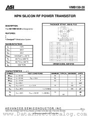 VMB150-28 datasheet pdf Advanced Semiconductor
