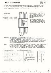 FNH161 datasheet pdf AEG-TELEFUNKEN