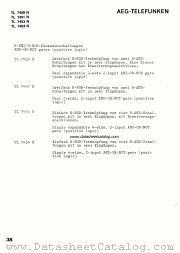 TL7450N datasheet pdf AEG-TELEFUNKEN
