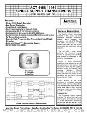 ACT4458 datasheet pdf Aeroflex Circuit Technology